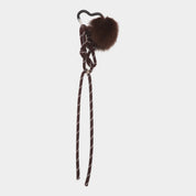 Pom Pom Rope Charm - Chocolate - JLR London