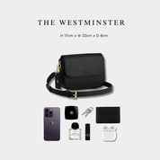 Westminster Luxe Leather Saddle Bag - JLR London