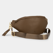 Hampstead Luxe Leather Sling Bag - Chocolate Brown - JLR London