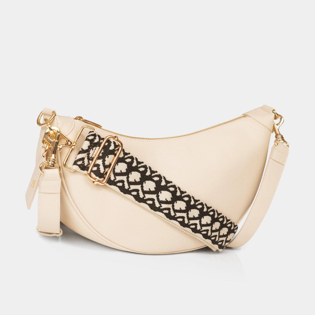 Islington Sling bag luxe leather - Ecru - JLR London
