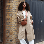 Chelsea Midi Crossbody Luxe Leather Bag Tan - JLR London