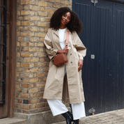Chelsea Midi Crossbody Luxe Leather Bag Tan - JLR London
