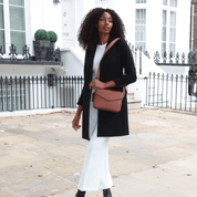 Kensington Luxe Leather Top Handle Bag - Tan - JLR London