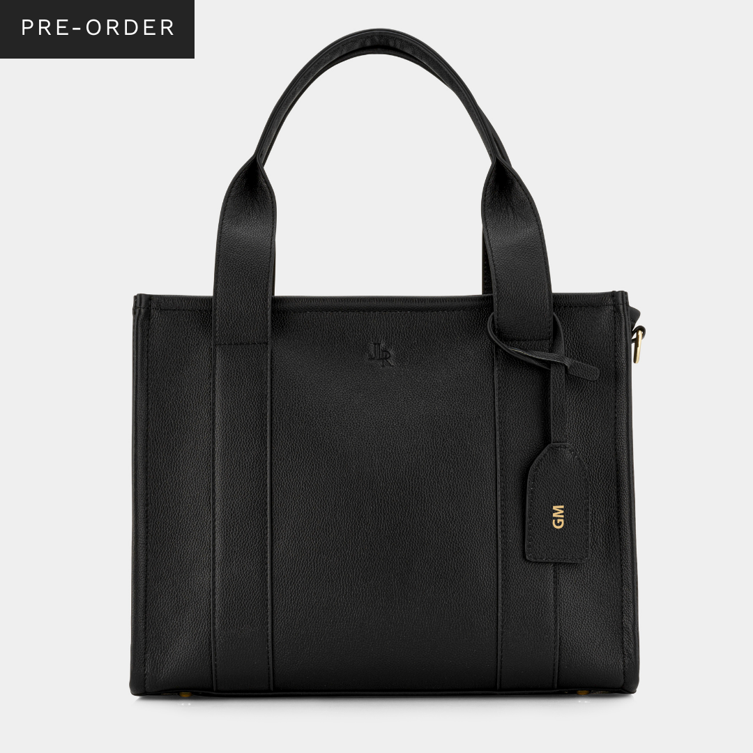 Taylor Maxi luxe leather tote bag Tan