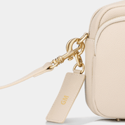 Chelsea Maxi Crossbody Luxe Leather Bag - Ecru - JLR London