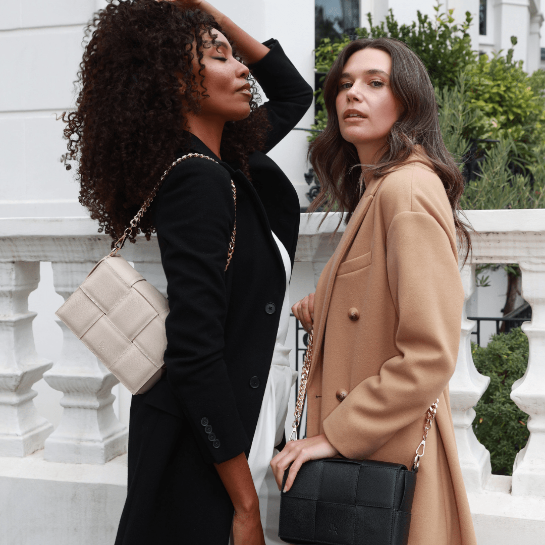Soho City Luxe Leather Bag - Ecru - JLR London