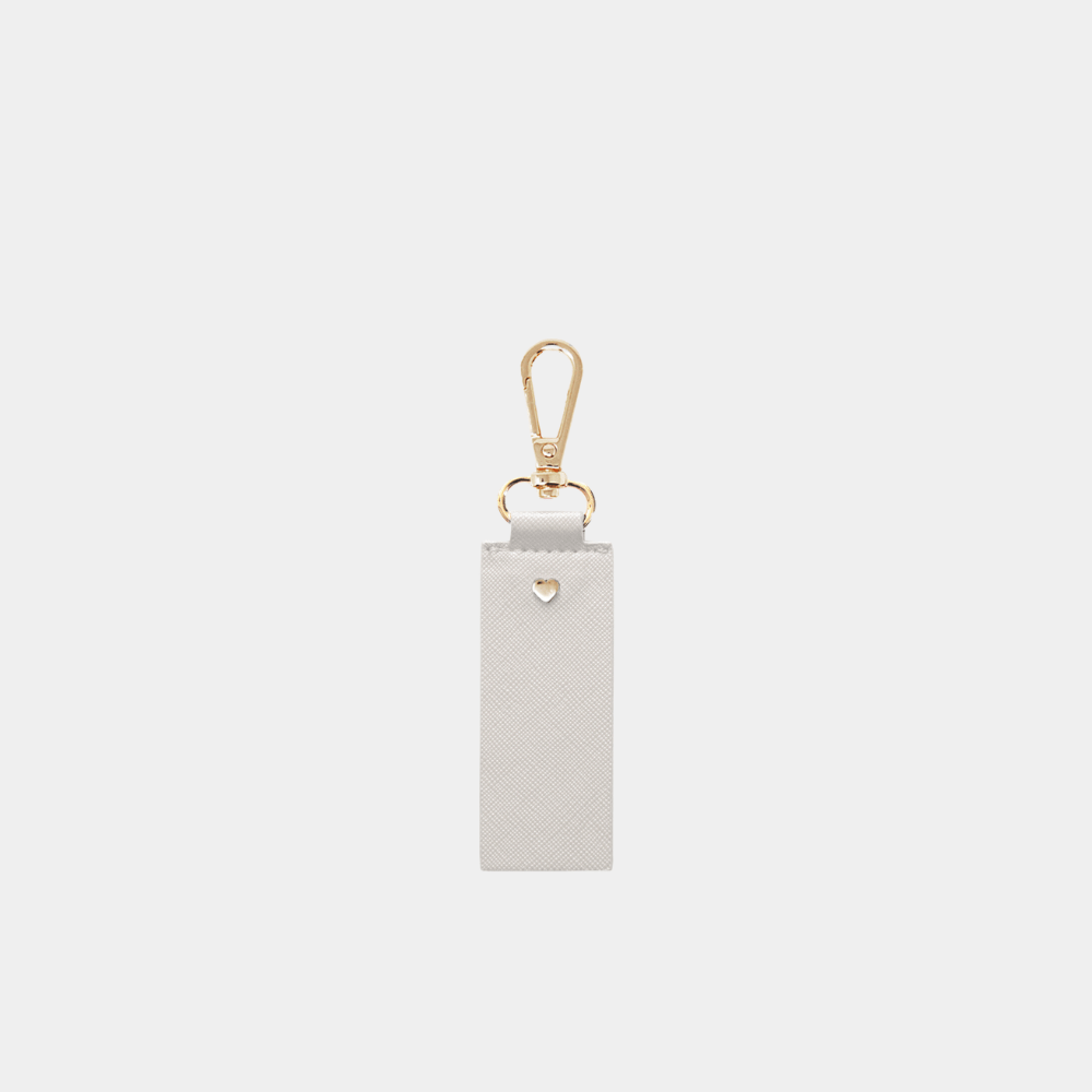 Grey Archie Rectangle Keyring - Johnny Loves Rosie - JLR London