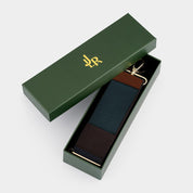 Luxe Dark Brown Block Bag Strap - JLR London