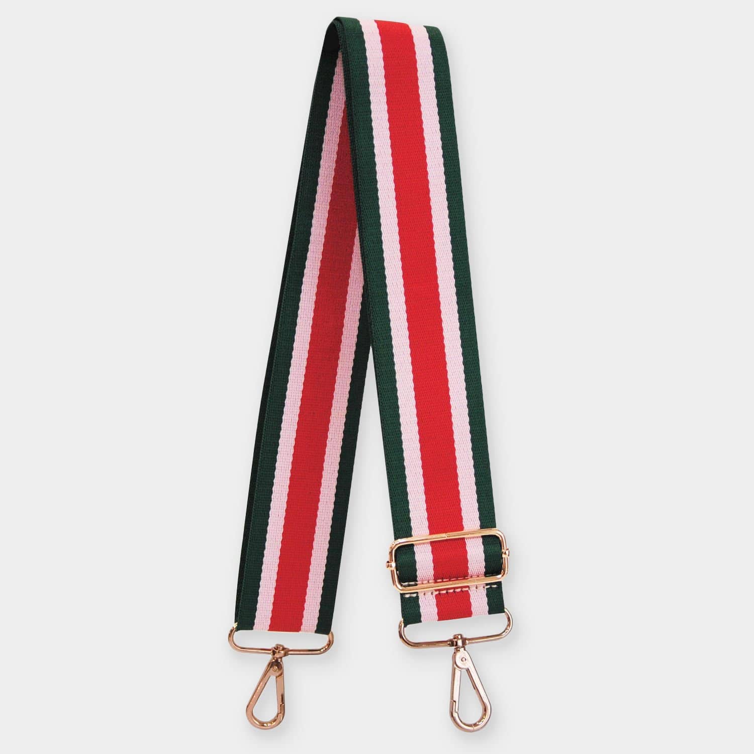 Berry Georgie Stripe Bag Strap - JLR London