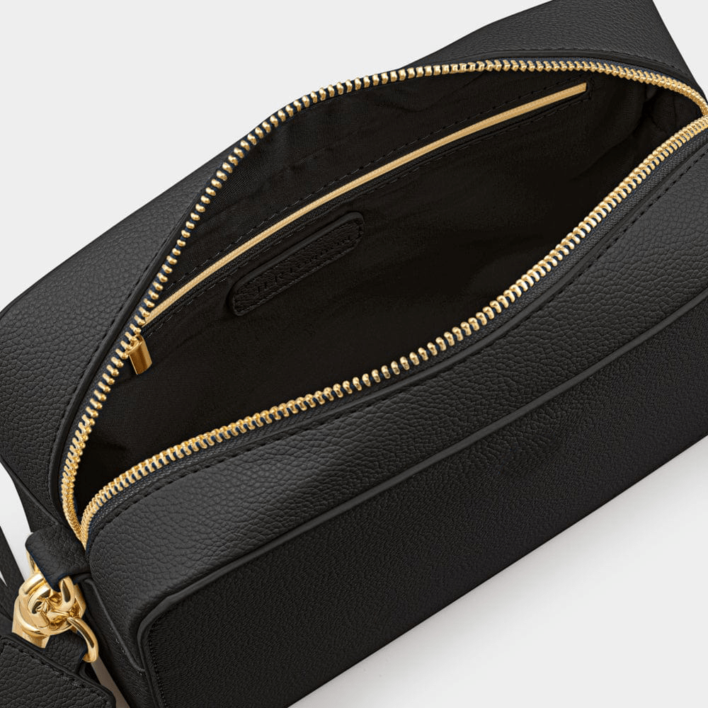 Marlow Crossbody Bag - Black - JLR London