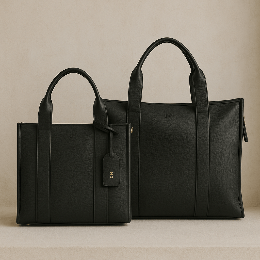 Maxi Taylor Luxe Leather Tote Bag - Tan - JLR London