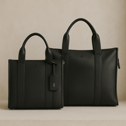 Maxi Taylor Luxe Leather Tote Bag - Tan - JLR London