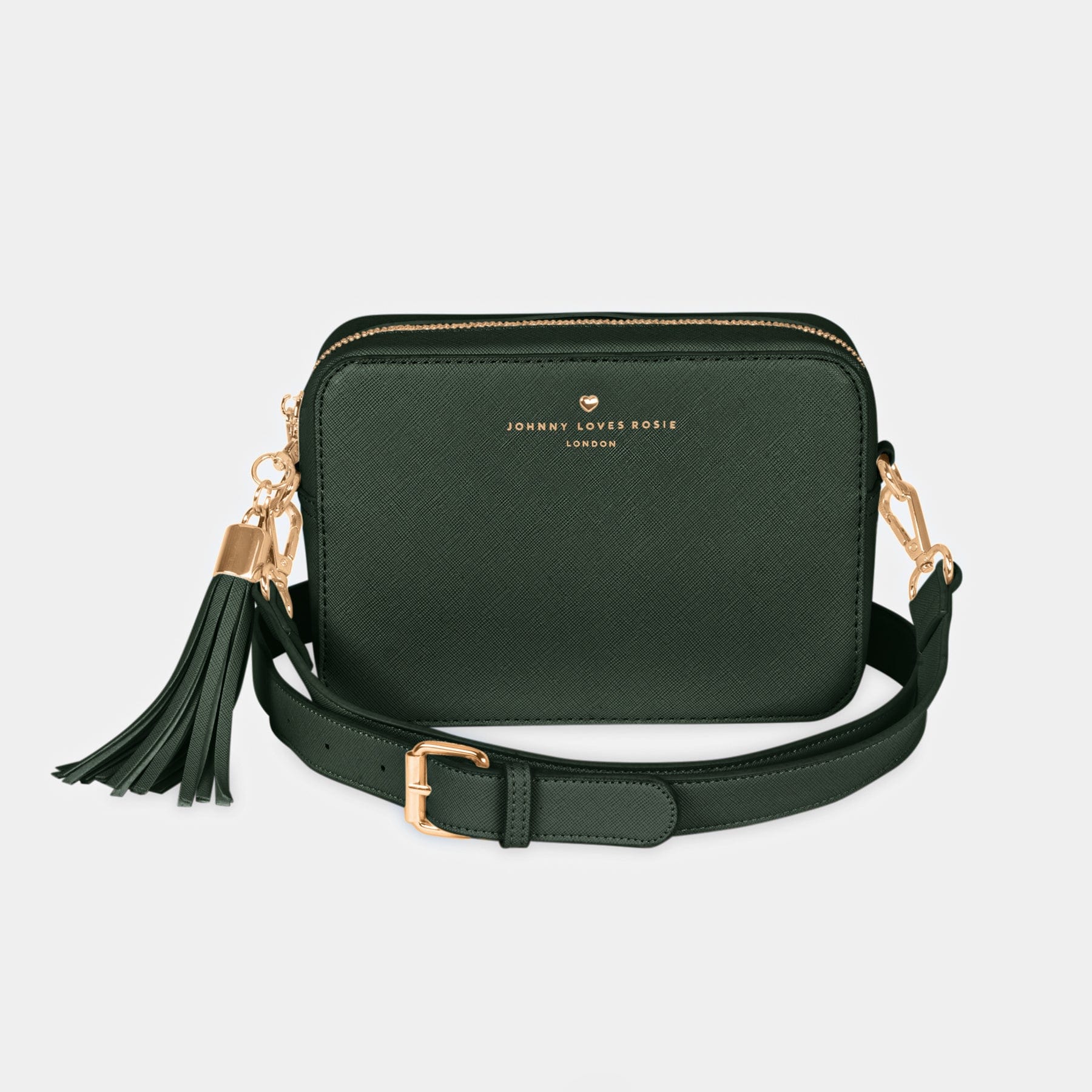Luxe Emerald Tassel Keyring - JLR London