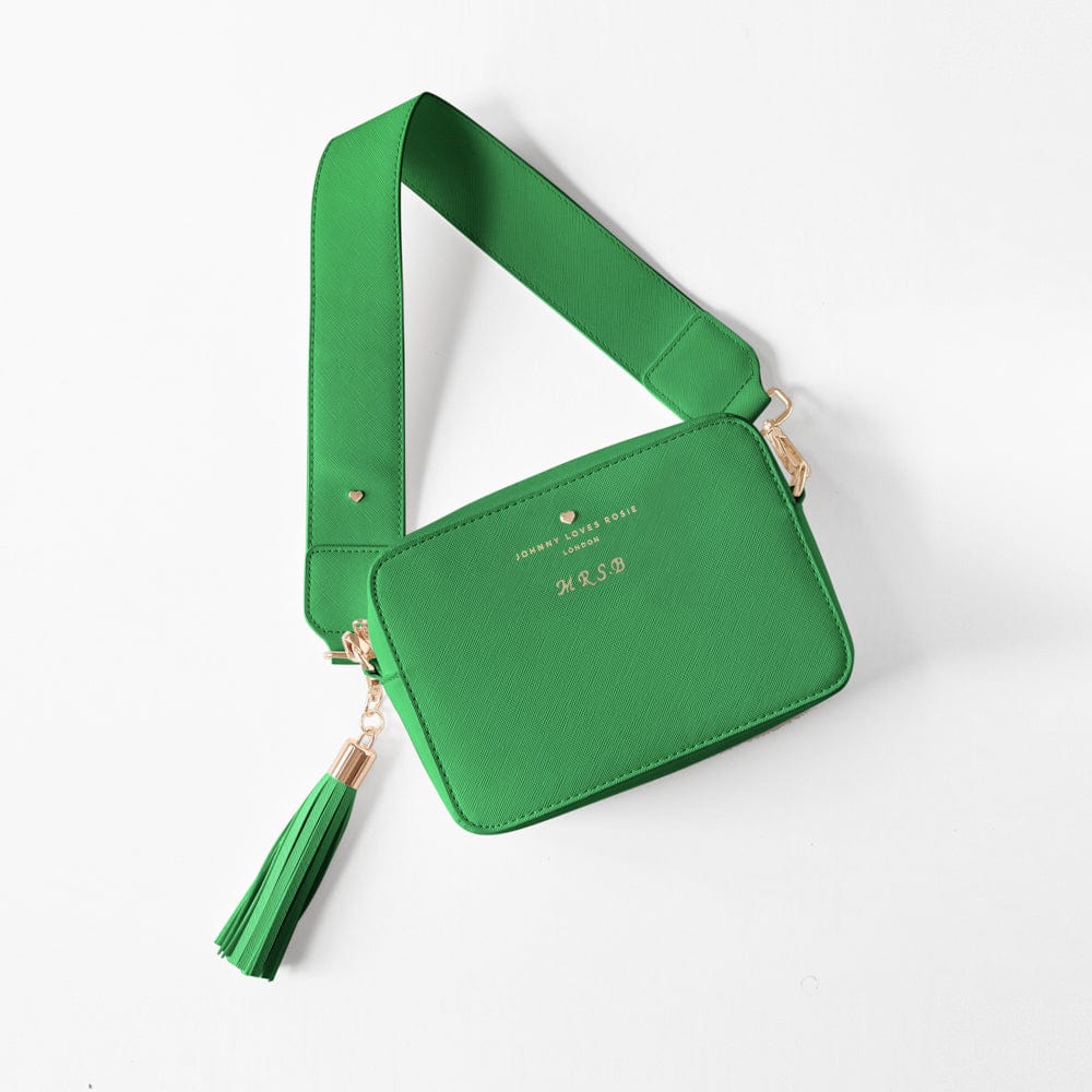Luxe Green Tassel Keyring - JLR London