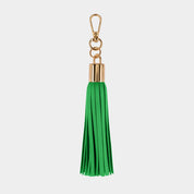 Luxe Green Tassel Keyring - JLR London