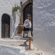 Porto Maxi Luxe Vegan Leather And Canvas Tote Bag - Black - JLR London