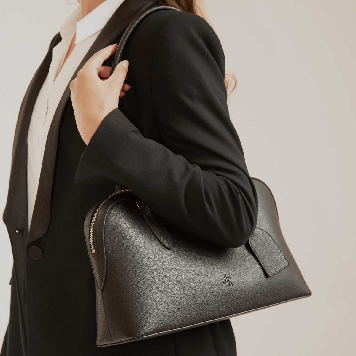 Notting Hill Bowling Bag - Black - JLR London
