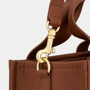 Maxi Taylor Luxe Leather Tote Bag - Tan - JLR London