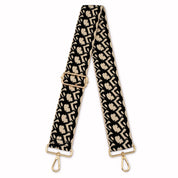 Flynn Black And Ecru Strap - JLR London