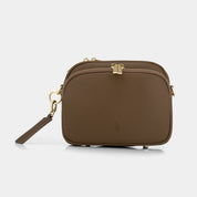 Chelsea Midi Crossbody Luxe Leather Bag - Chocolate Brown - JLR London