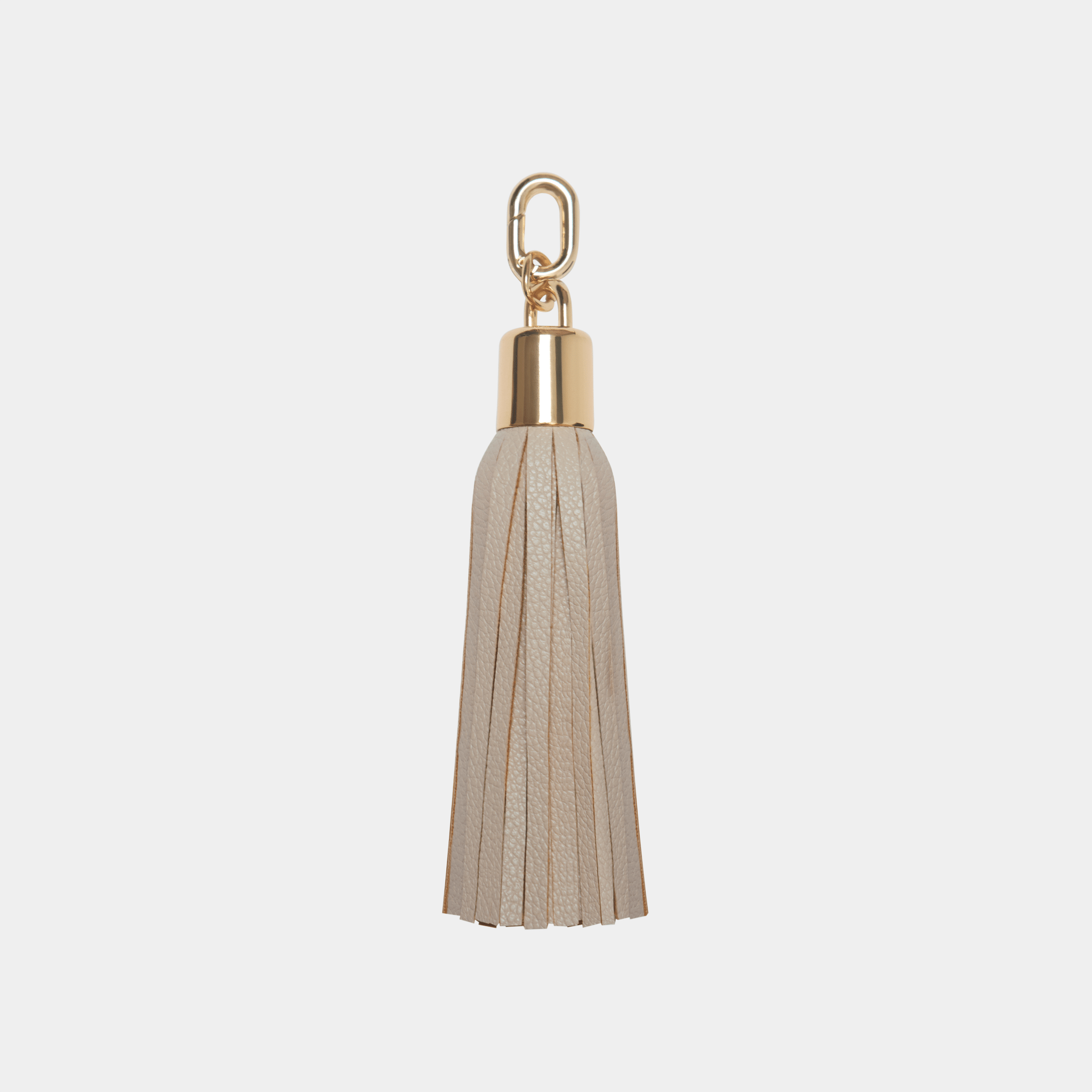 Taupe Tassel Keyring - JLR London