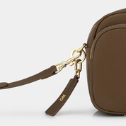 Chelsea Maxi Crossbody Luxe Leather Bag - Chocolate Brown - JLR London