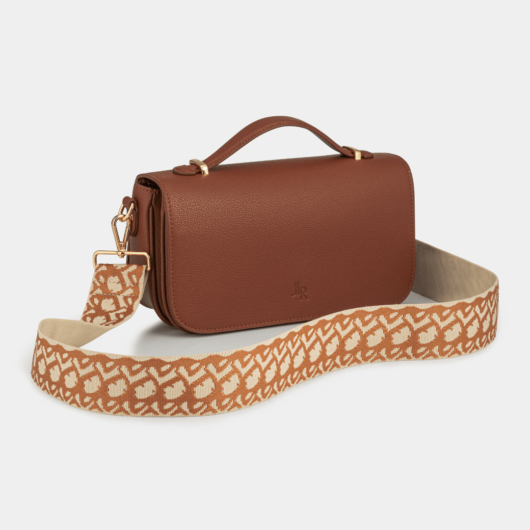 Cambridge Luxe Leather Top Handle Bag - Tan - JLR London