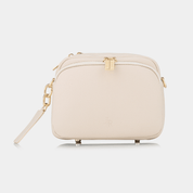 Chelsea Maxi Crossbody Luxe Leather Bag - Ecru - JLR London