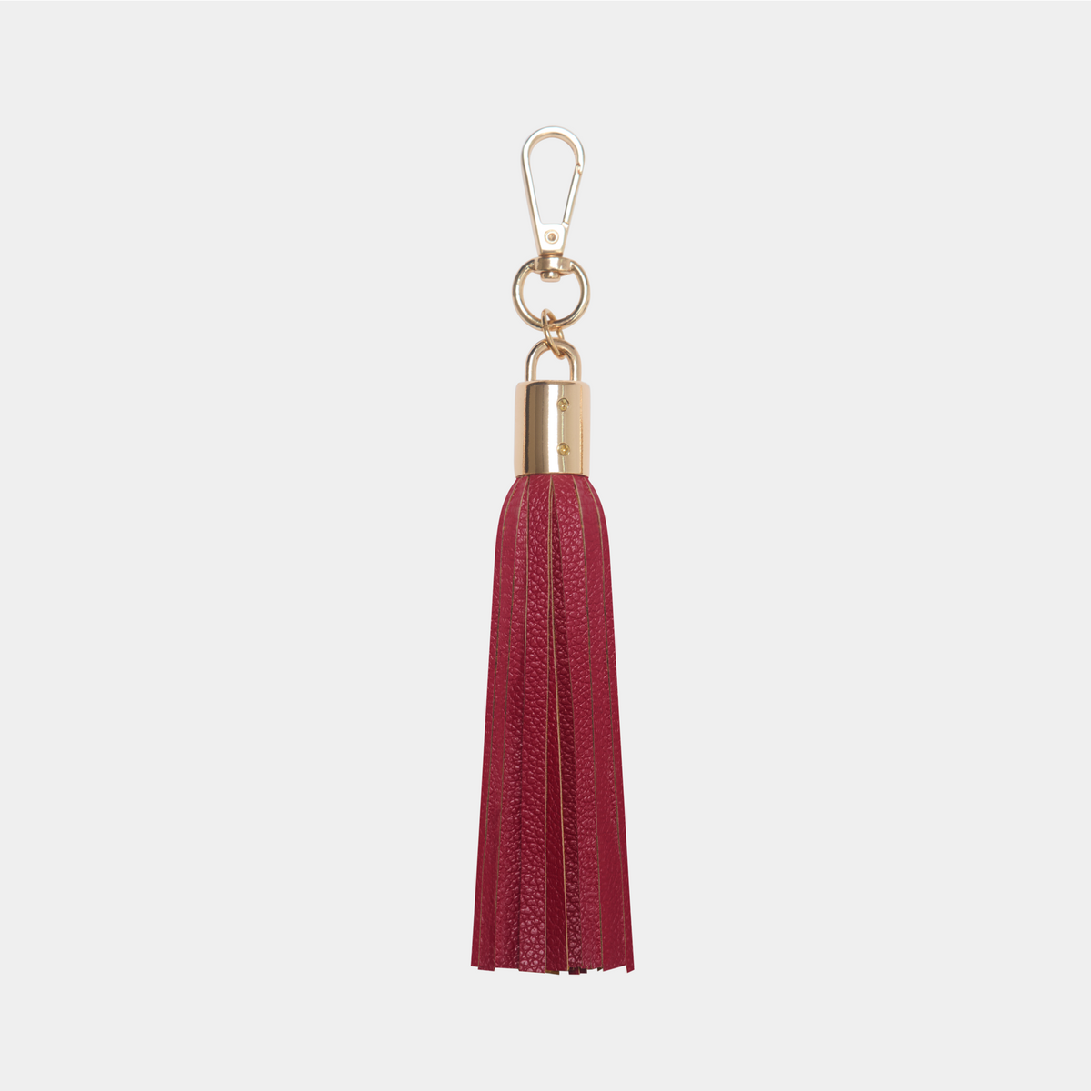 Cherry Red Tassel Keyring