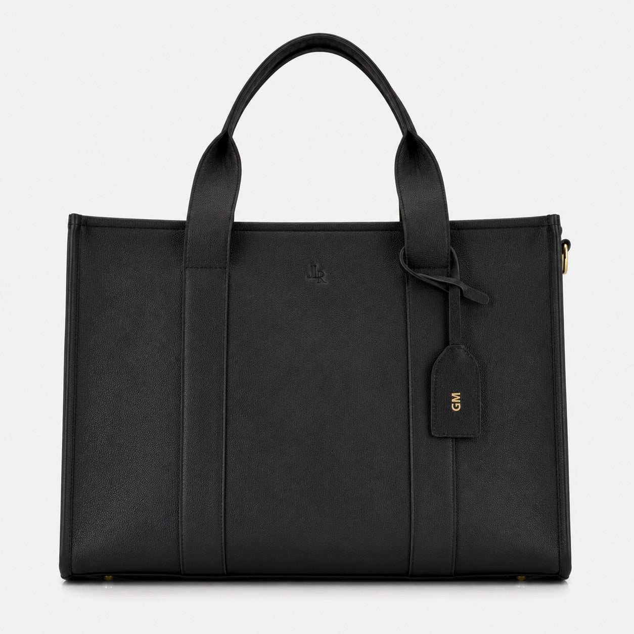 Maxi Taylor Tote Bag - Black Leather - JLR London