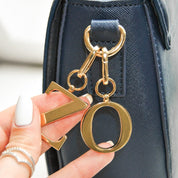 Z - Gold Metal Letter Keyring - JLR London