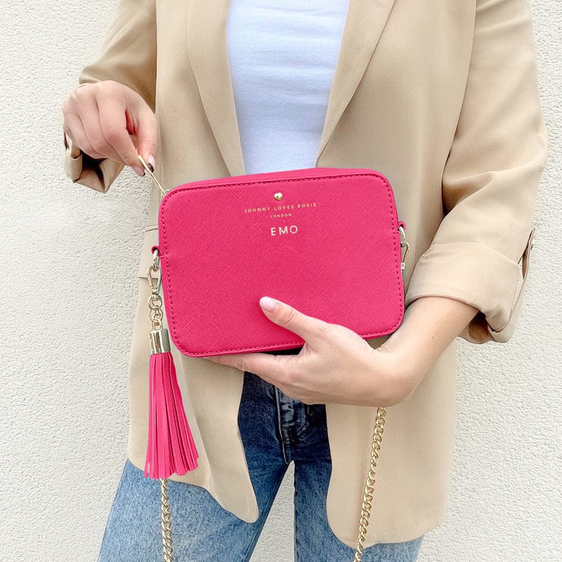 Luxe Pink Tassel Keyring - JLR London