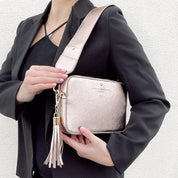 Luxe Rose Gold Tassel Keyring - JLR London