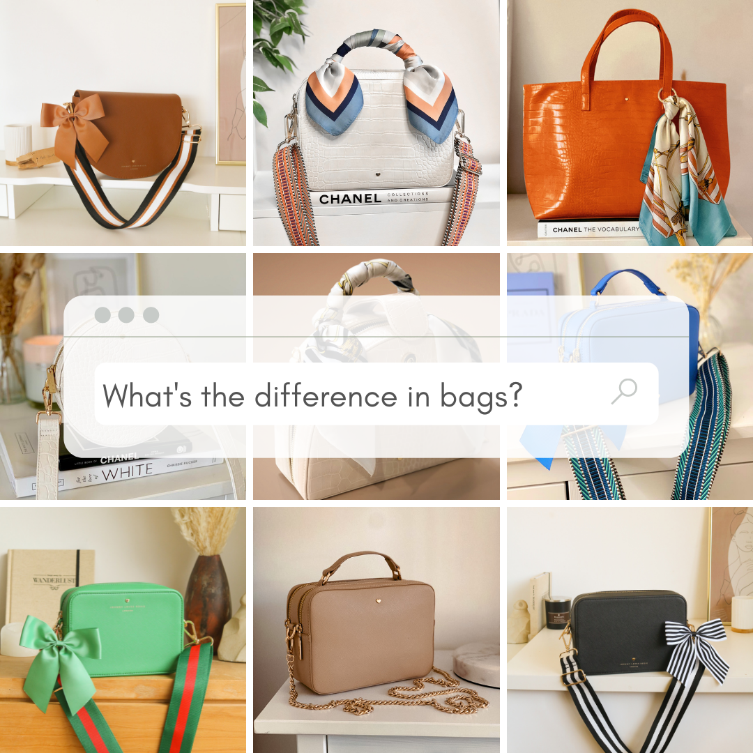 The difference between our bags!