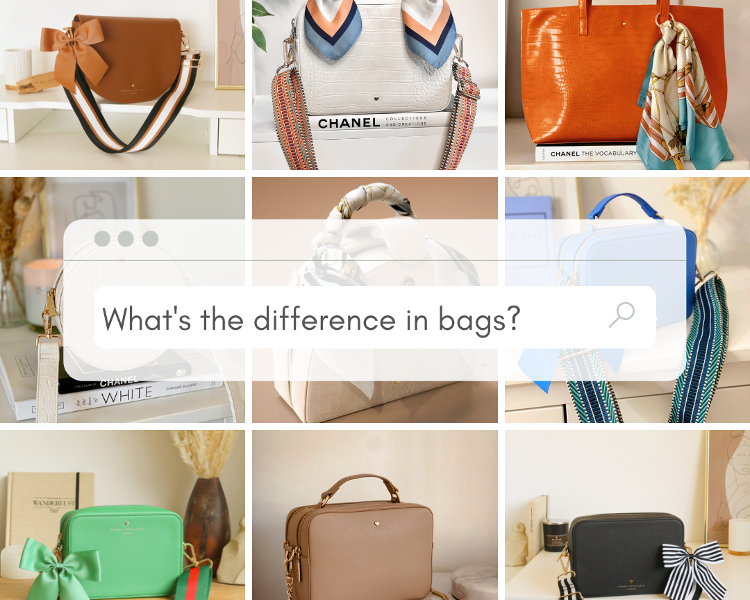 The difference between our bags!