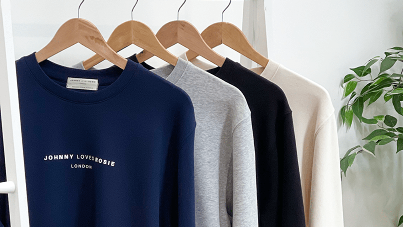 Introducing the Medium Fit Crewneck Sweatshirt: A Sustainable Choice by Johnny Loves Rosie - JLR London