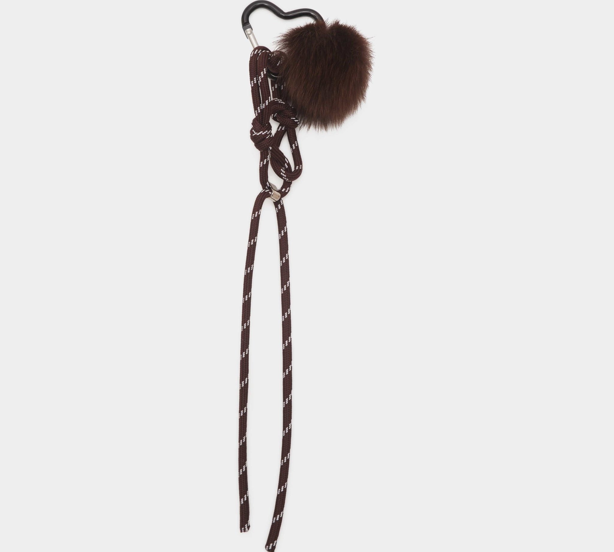 Pom Pom Rope Charm - Chocolate - JLR London