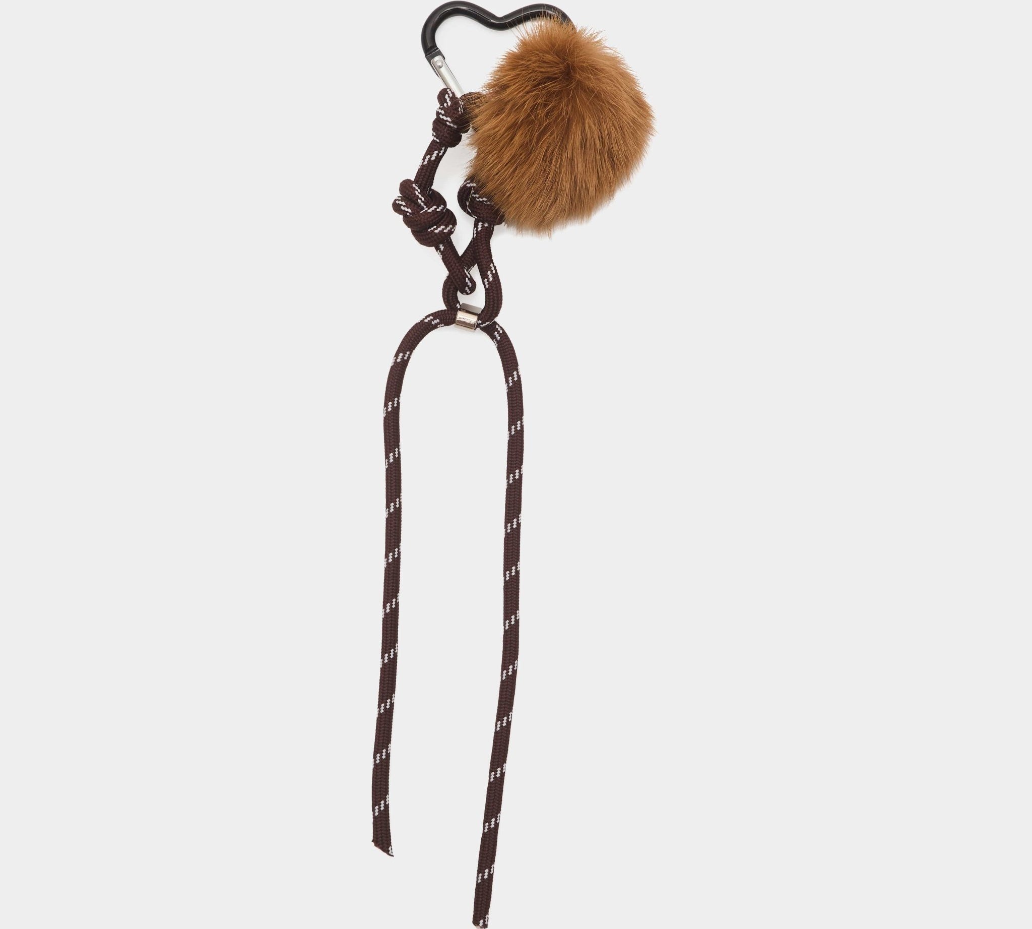 Pom Pom Rope Charm - Chocolate - JLR London