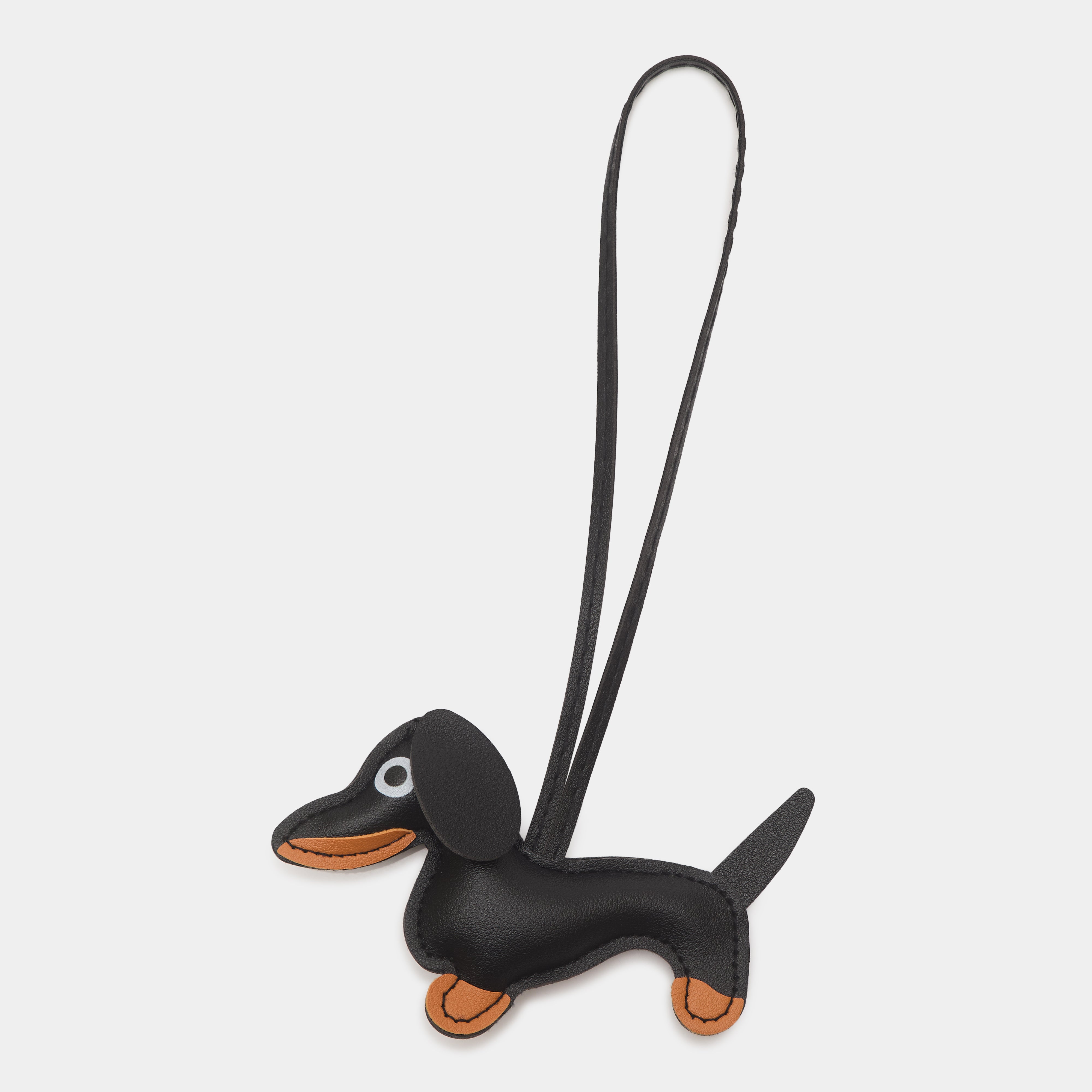 Dachshund Dog Charm – Black & Tan