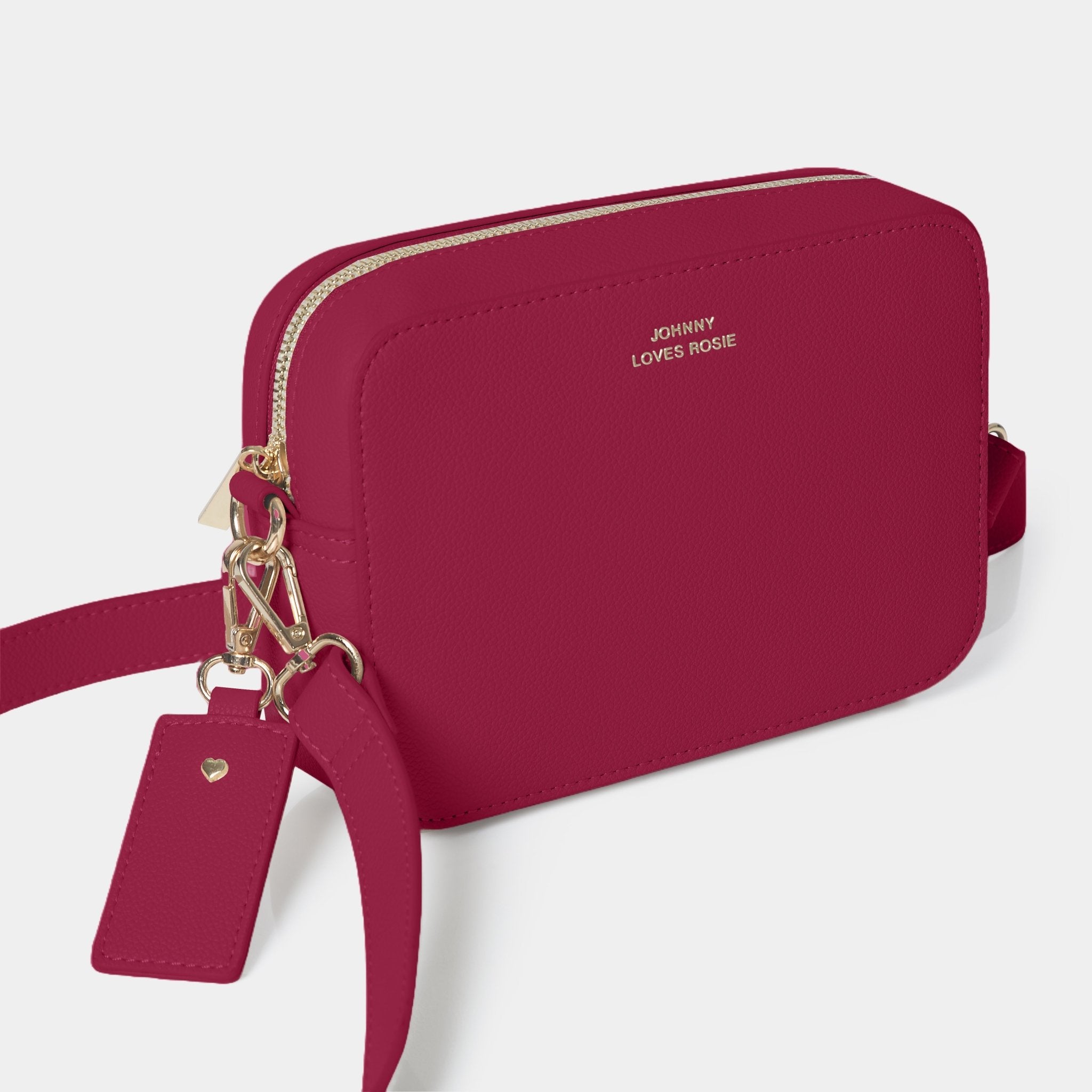 Carrie Crossbody bag Deep Pink - JLR London