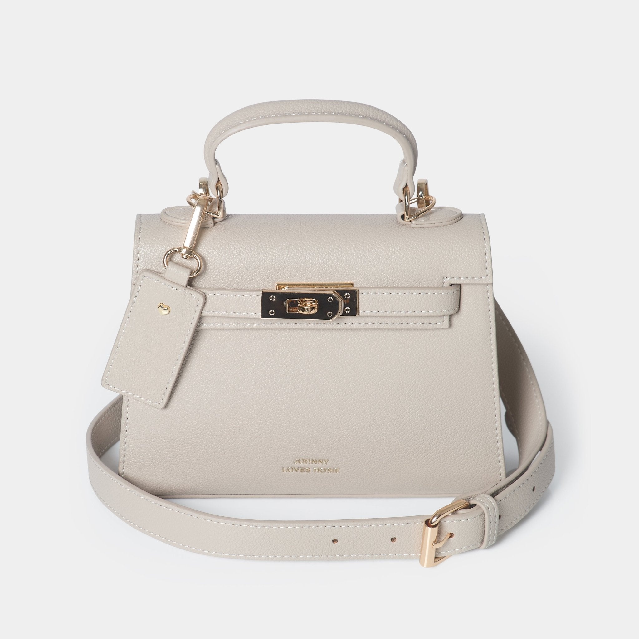 Willow Top Handle Tote Bag Taupe - JLR London
