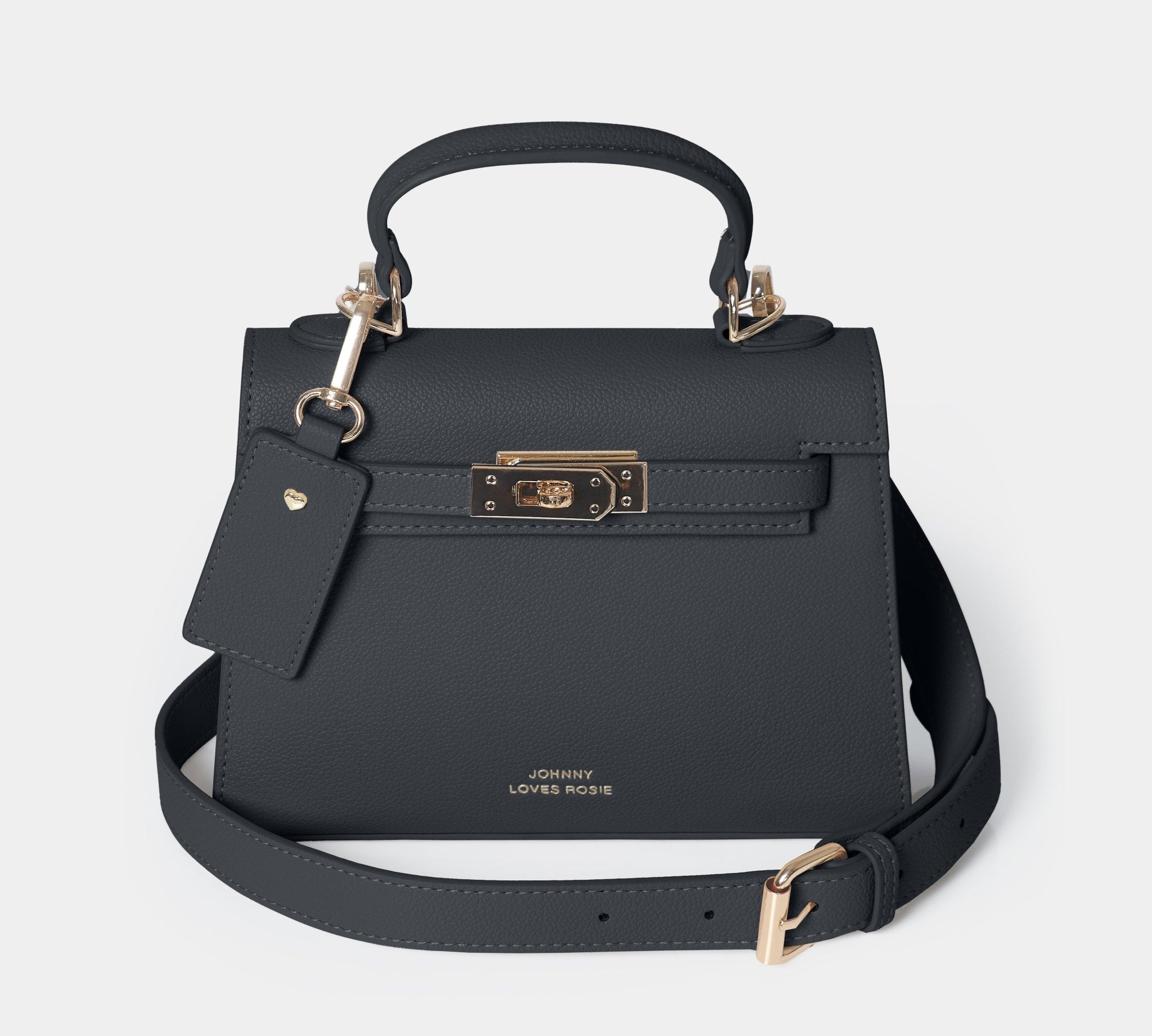 Willow Top Handle Tote Black - JLR London