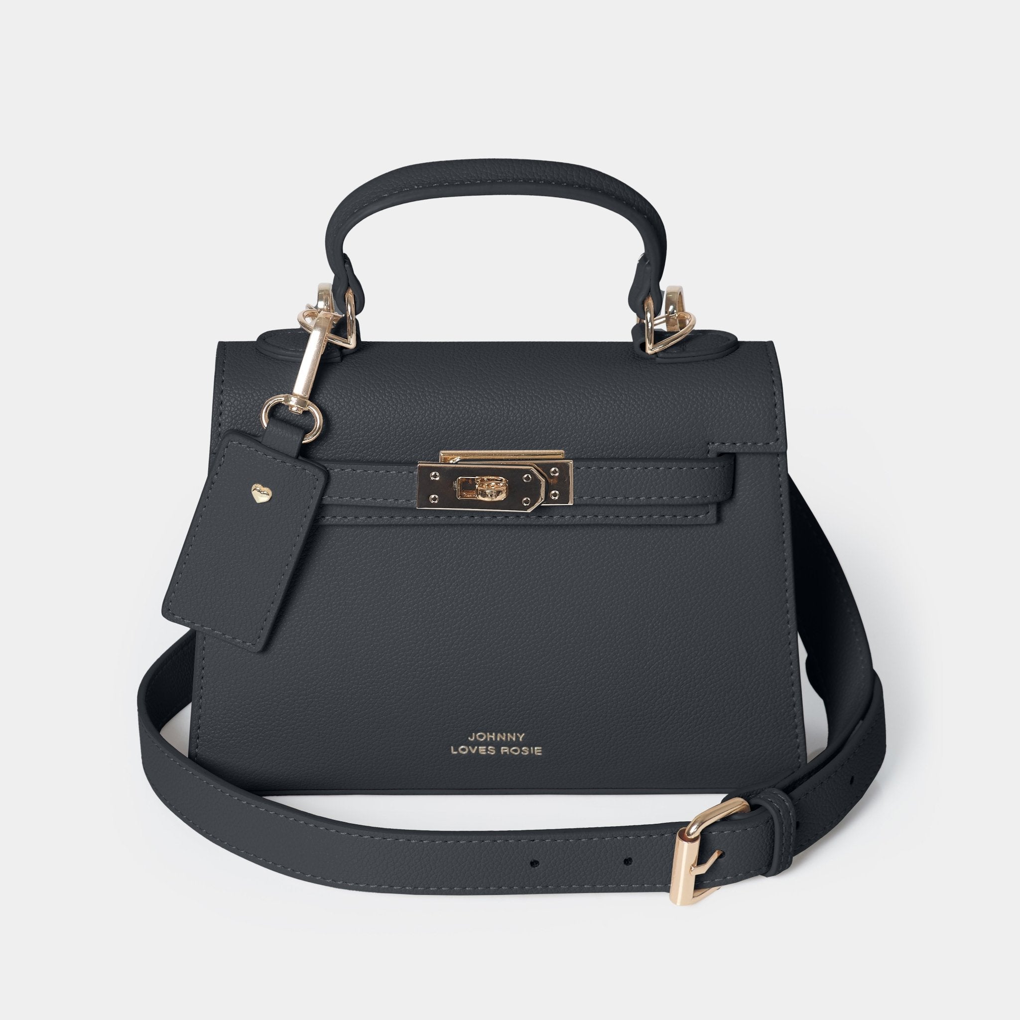 Willow Top Handle Tote Black - JLR London