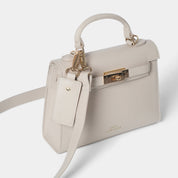 Willow Top Handle Tote Bag Taupe - Johnny Loves Rosie - JLR London