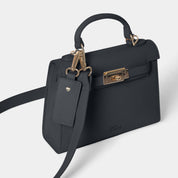 Willow Top Handle Tote Black - JLR London