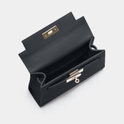 Willow Top Handle Tote Black - JLR London