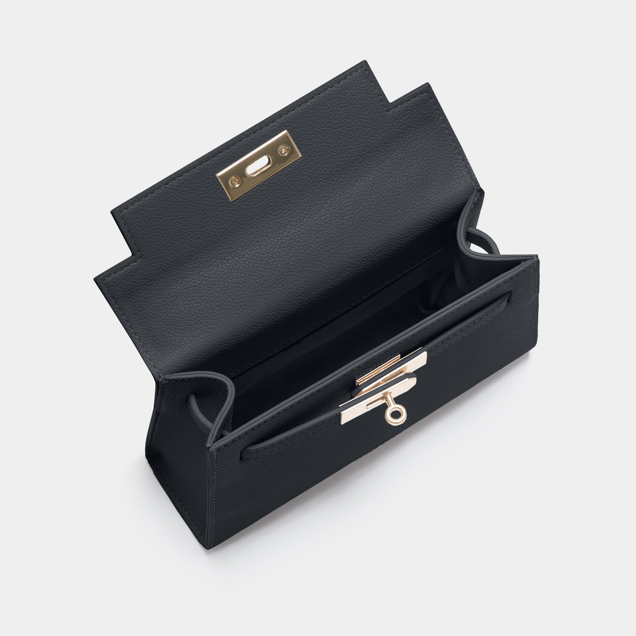 Willow Top Handle Tote Black - JLR London