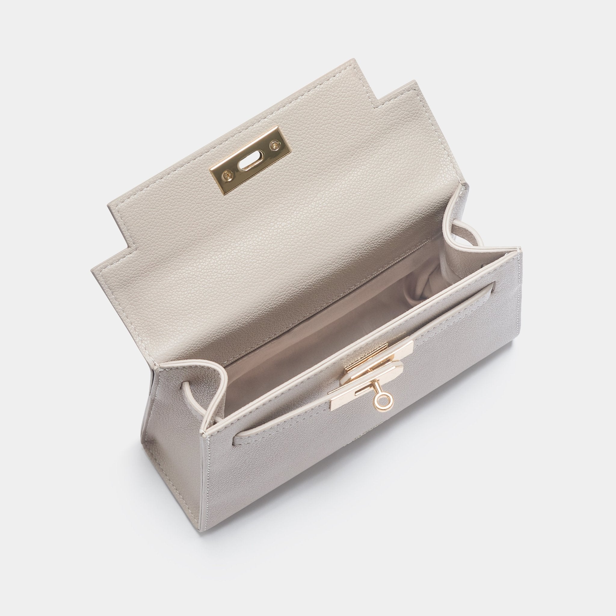 Willow Top Handle Tote Bag Taupe - Johnny Loves Rosie - JLR London