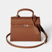 Richmond Top handle bag Tan - JLR London