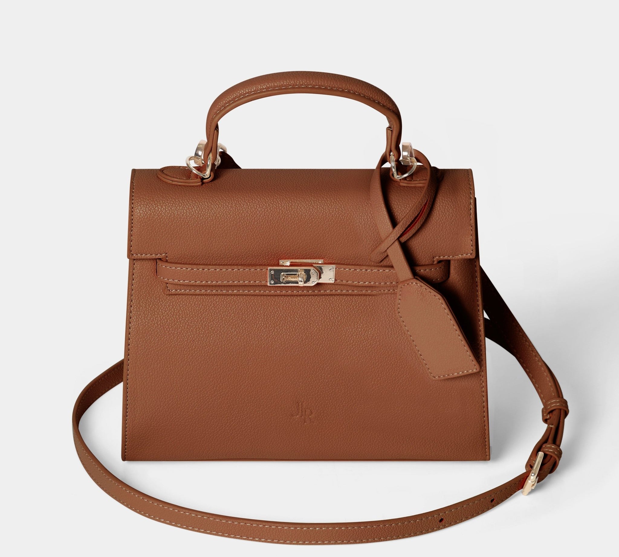 Richmond Top handle bag Tan - JLR London